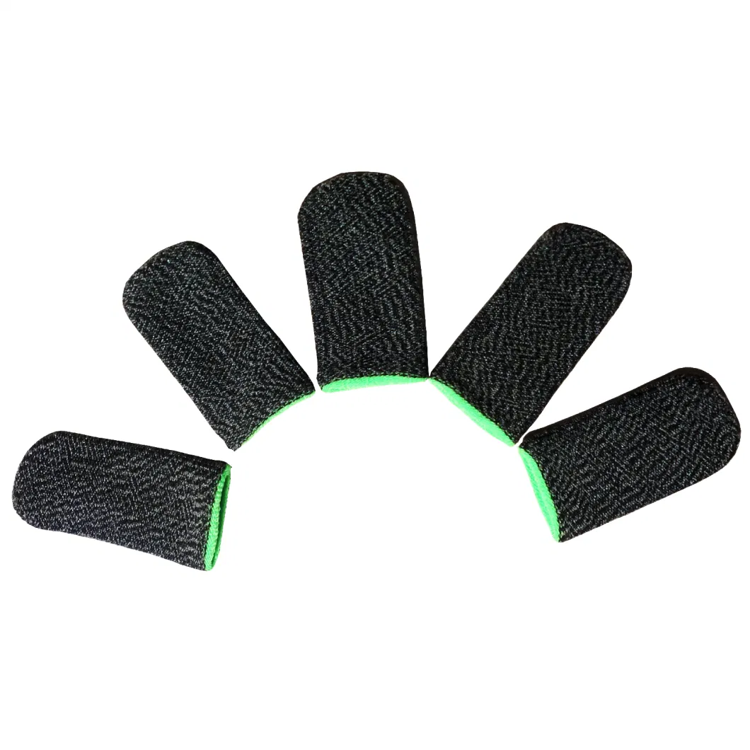 Conductive Finger Sleeves Mobile Gaming Thumb Gloves Ant-Sweat for Pubg