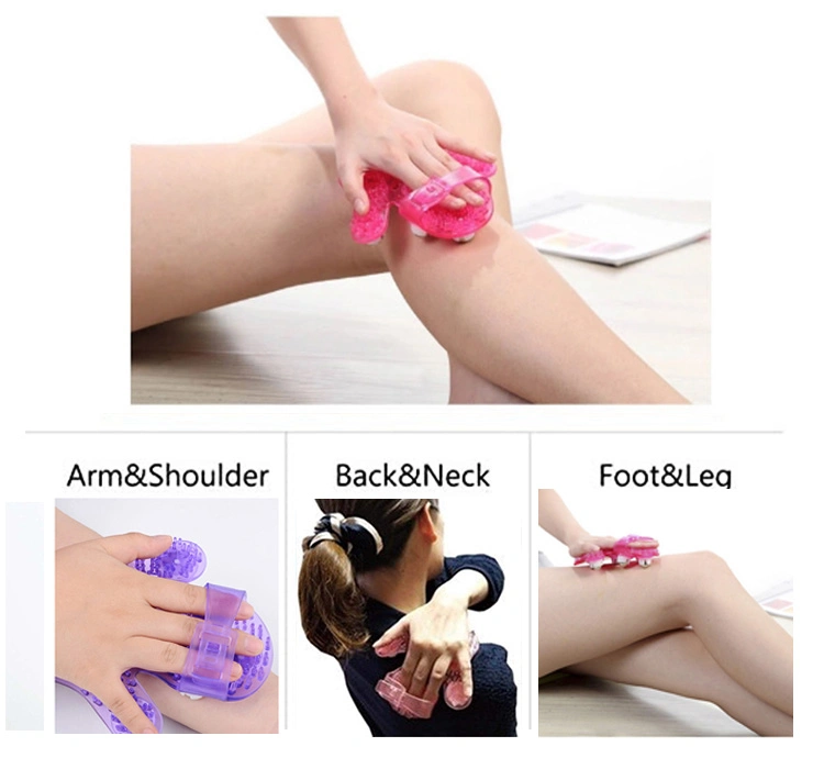 Massage Roller Massage Tools Hand Massager Ball Beauty Body Care Therapy Glove Fits Neck Chest Foot