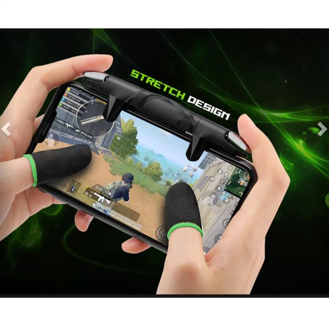 Conductive Finger Sleeves Mobile Gaming Thumb Gloves Ant-Sweat for Pubg