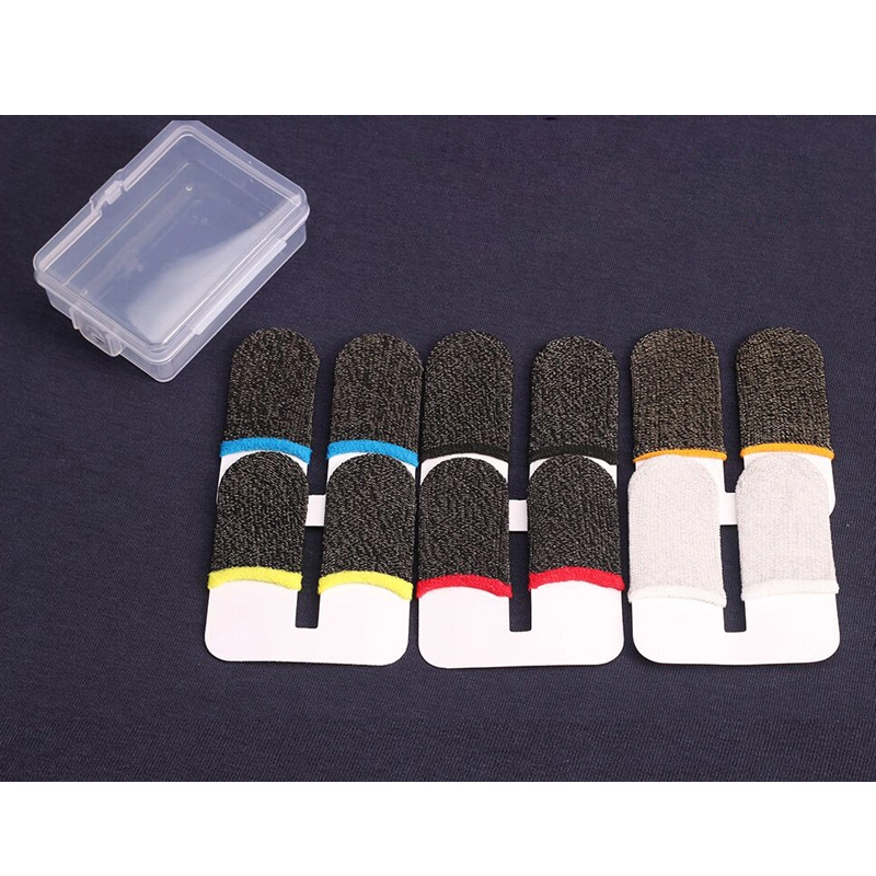 Sliver Finger Sleeves 24 Knit Anti Oder Anti Bacterial E Sport Gaming Glove