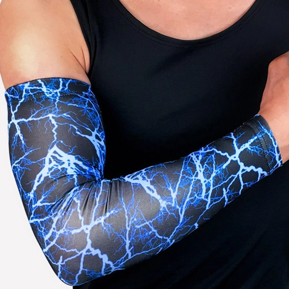 Custom Logo Quick Dry UV Protection Running Arm Sleeves Basketball Elbow Pad Fitness Arm Guards Sports Cycling Arm Warmers Wrist
